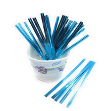 Load image into Gallery viewer, Weststone 100pcs 6" Metallic Twist Ties to Seal Homemade Lollipops, or to Decorate Floral Bouquets and Favor Boxes.