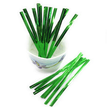 Load image into Gallery viewer, Weststone 100pcs 6" Metallic Twist Ties to Seal Homemade Lollipops, or to Decorate Floral Bouquets and Favor Boxes.