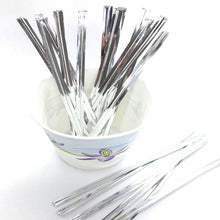 Load image into Gallery viewer, Weststone 100pcs 6" Metallic Twist Ties to Seal Homemade Lollipops, or to Decorate Floral Bouquets and Favor Boxes.
