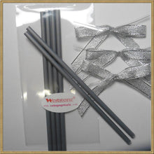 Load image into Gallery viewer, Silver - 100pcs 6" x 5/32" Plastic  Lollipop Sticks for Cake Pops