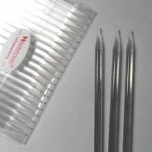 Load image into Gallery viewer, 20pcs Pointed Candy Apple Sticks - Clear Acrylic, 6" (150mm) x 1/4" (6mm)