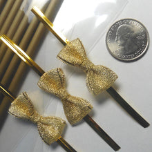 Load image into Gallery viewer, 100pcs x (6" Gold Lollipop Stick + Bag + Gold Bows) for cake pops