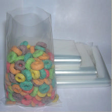 Load image into Gallery viewer, Heavy Duty 4mil 100pcs Clear Top Open Flat Treat Bags including 3"x 10", 4"x10", 5" x 10", 6"x10", free Twist Tie, Water Proof and Heat Seal