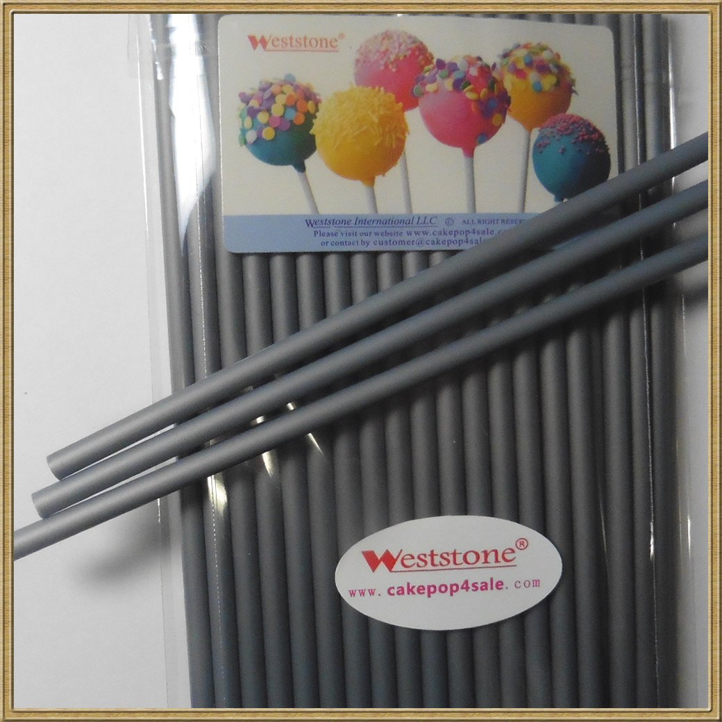 50pcs 6 X 5/32 Plastic Lollipop Sticks for Cake Pops 9 Colors 