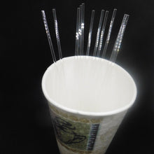 Load image into Gallery viewer, Reusable 50pcs 6"(150mm) x 2mm acrylic Rods, Round, Transparent Clear, Standard Tolerance for drinker stirrer or artworks