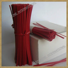 Load image into Gallery viewer, 200pcs Plastic twist ties 5" x 5/32" - Clear Flat