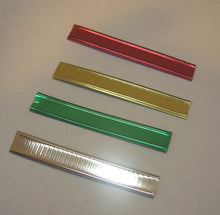 Load image into Gallery viewer, 50pcs 2" x 1/4" double wire metallic twist ties Metallic Wire Clamp - Gold, Slver and Red