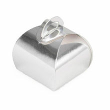 Load image into Gallery viewer, 25 Single Truffle Totes 1 1/2" L x 1 1/2" W x 1 1/4" - Gold, Silver or Clear