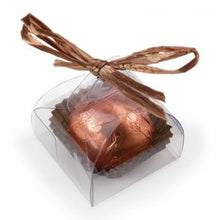 Load image into Gallery viewer, 25 Single Truffle Totes 1 1/2" L x 1 1/2" W x 1 1/4" - Gold, Silver or Clear