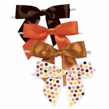 Load image into Gallery viewer, 40pcs 3 1/2" Fall  Variety Pack Pre-Tied or Self-Adhesive Ribbon Bow for cello bags in Christmas Party