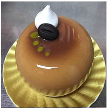 Load image into Gallery viewer, Weststone - Round Gold or Silver Paper Plate 3 3/4" (10cm)- 25/Pack for Cupcakes, Muffins, Birthday Cakes and Other Mini Deserts