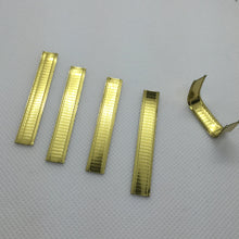 Load image into Gallery viewer, 50pcs 2" x 1/4" double wire metallic twist ties Metallic Wire Clamp - Gold, Slver and Red