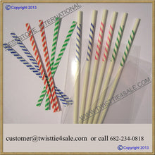 Load image into Gallery viewer, 60 pcs 4 1/2" stripy printing Lollipop Sticks for Cake Pops