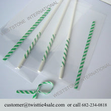 Load image into Gallery viewer, 60 pcs 6" stripy printing Lollipop Sticks for Cake Pops