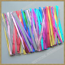 Load image into Gallery viewer, 50pcs X (6" Multi-color Plastic Lollipop Stick + Bag + Twist Ties) for cake pops Lollipop Candy