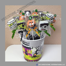 Load image into Gallery viewer, 25pcs 6" Lollipop Stick, 25 pcs Poly Bag,  25pcs Ribbon Bows for cake pops in Halloween Party