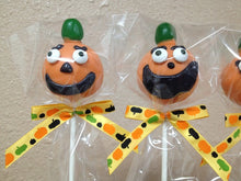 Load image into Gallery viewer, 25pcs 6" Lollipop Stick, 25 pcs Poly Bag,  25pcs Ribbon Bows for cake pops in Halloween Party