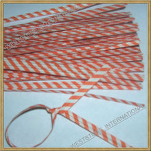 Load image into Gallery viewer, 100pcs 4" Paper Twist Ties - 12 colors for cello bag