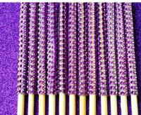 Load image into Gallery viewer, 24pcs/48pcs Bling Candy Apple Sticks Silver Rhinestone Candy Apple Sticks