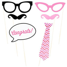 Load image into Gallery viewer, Amazon.com: Tinksky 29pcs Baby Shower Photo Props, Baby Bottle Masks Pink Photobooth Props Newborn Girl Gift Party Decorations: Gateway