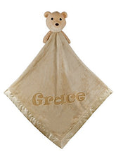 Load image into Gallery viewer, Amazon.com: Large Ultra Plush Personalized Teddy Bear Blanket (Brown) with Satin Trim: Gateway