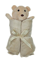 Load image into Gallery viewer, Amazon.com: Large Ultra Plush Personalized Teddy Bear Blanket (Brown) with Satin Trim: Gateway