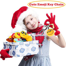 Load image into Gallery viewer, Amazon.com: Dreampark Emoji Keychain, Emoji Key Chain Mini Plush Pillows, Party Favors for Kids, Easter Eggs Fillers / Birthday Party Supplies 2" Set of 30: Gateway