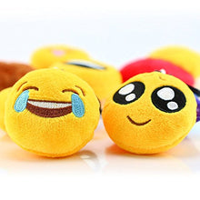 Load image into Gallery viewer, Amazon.com: Dreampark Emoji Keychain, Emoji Key Chain Mini Plush Pillows, Party Favors for Kids, Easter Eggs Fillers / Birthday Party Supplies 2" Set of 30: Gateway