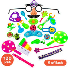 Load image into Gallery viewer, Amazon.com: Party Favors for Kids Goodie Bags - 120pc Party Supplies Small Bulk Toys for Birthday Pinata Fillers, Classroom Treasure Box Prizes and Carnival Games: Gateway