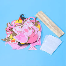 Load image into Gallery viewer, Amazon.com: Tinksky 29pcs Baby Shower Photo Props, Baby Bottle Masks Pink Photobooth Props Newborn Girl Gift Party Decorations: Gateway