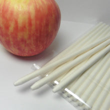 Load image into Gallery viewer, 40pcs 6 in WHITE Pointed Paper Sticks For Cake Pops or Candy Apple - Heavy duty