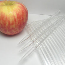 Load image into Gallery viewer, 40pcs 6 in CLEAR Pointed Acrylic Sticks For Cake Pops or Candy Apple - Heavy duty