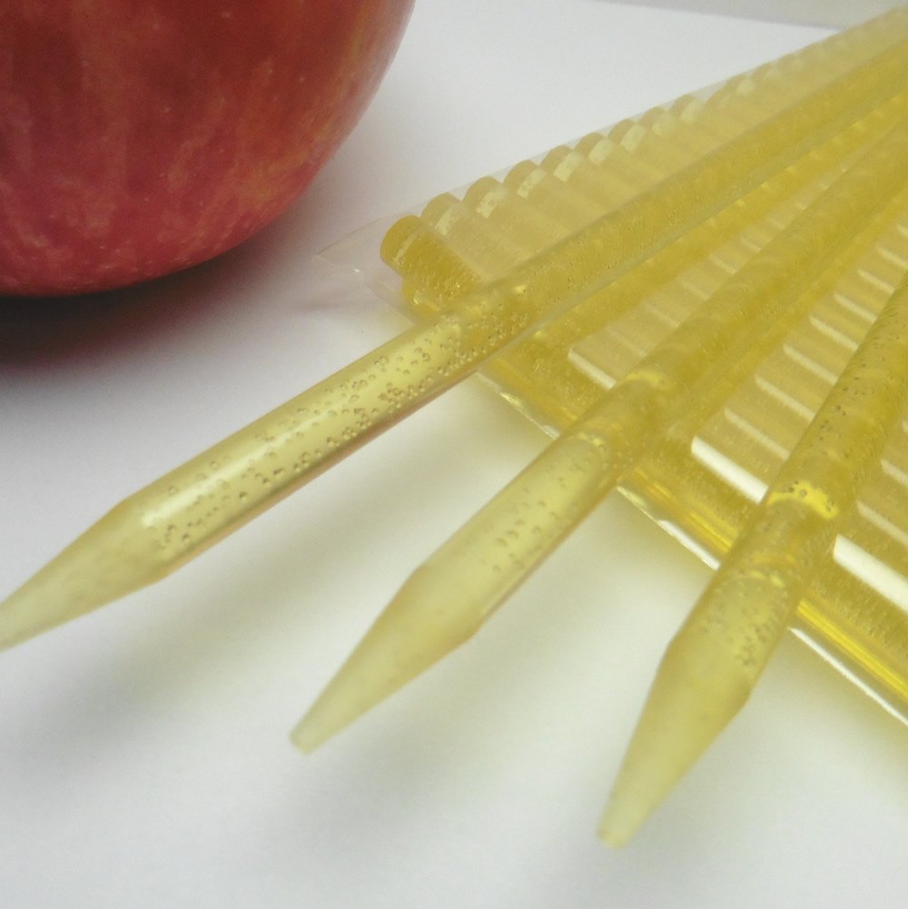 40pcs 6 in GOLD/YELLOW Bubble Pointed Acrylic Sticks For Cake Pops or Candy Apple - Heavy duty