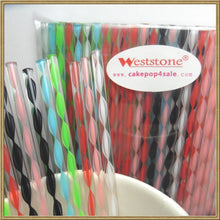 Load image into Gallery viewer, Mixed colors 70pcs 6" (15cm) Acrylic Sticks For Cake Pops or Lollipop Candy -