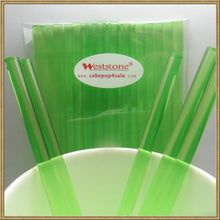 Load image into Gallery viewer, Reusable 80pcs Heavy duty Clear Bubble Sticks - 6 in x 7/32 in For Cake Pops or Candy Apple