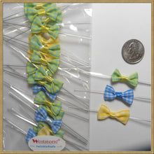 Load image into Gallery viewer, 25 Pcs Pre-tied Flower Ribbon Bows for Wedding Birthday Party