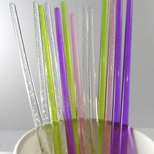 Load image into Gallery viewer, 50 pcs 6" Acrylic colorful Bubble Sticks for Cake Pops - 5 colors