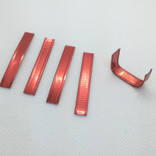 Load image into Gallery viewer, Weststone 2" x 1/4" 50Pcs Doube Wire Red Metallic Twist Ties for Cello Candy Bags Party