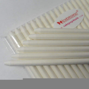 40pcs 6 x 7/32 (5.5mm) Heavy Duty Paper Lollipop Sticks for Cake