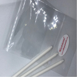 40pcs 6" x 7/32" (5.5mm) Heavy Duty Paper  Lollipop Sticks for Cake Pops