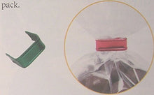 Load image into Gallery viewer, 50pcs 2" x 1/4" double wire metallic twist ties Metallic Wire Clamp - 4 colors for options