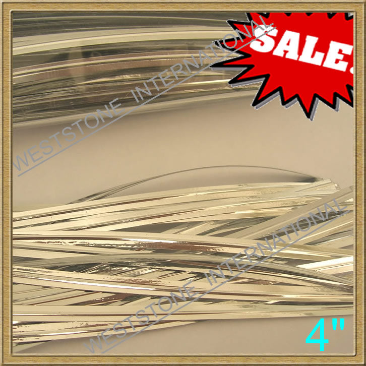 100pcs Silver Metallic Twist Ties - 3 inch, 4 in, 6 in
