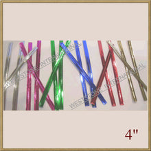 Load image into Gallery viewer, 600pcs 4" Metallic Twist Ties - mixed 6 colors