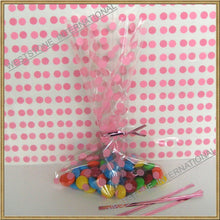 Load image into Gallery viewer, 150pcs 5&quot;x8&quot; Polka Dot gift bag and twist ties for wedding birthday party