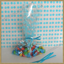Load image into Gallery viewer, 150pcs 5&quot;x8&quot; Polka Dot gift bag and twist ties for wedding birthday party