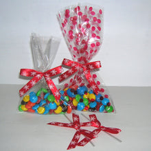 Load image into Gallery viewer, Pre-Tied Ribbon Bows - Snow Red 25pcs