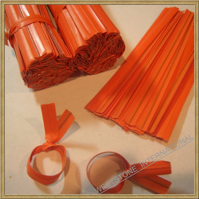 100pcs Plastic/Paper coated ORANGE 4