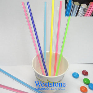 Heavy duty 50pcs 6" (15cm)  Acrylic Sticks For Cake Pops Lollipop Candy or Candy Apples - Blue