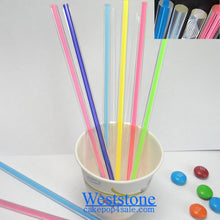 Load image into Gallery viewer, 50pcs 6" (15cm) PURPLE lined Lollipop Sticks For Cake Pops or Lollipop Candy - Solid acrylic