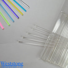 Load image into Gallery viewer, Resuable 100pcs 6" (15cm) Crystal Clear Lollipop Sticks For Cake Pops or Lollipop Candy - Solid acrylic